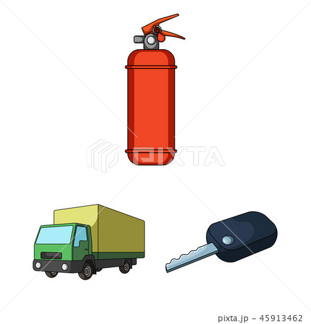 Car, vehicle cartoon icons in set collection for design. Car and equipment vector symbol stock web Car, vehicle cartoon icons in set collection for design. Car and equipment vector symbol stock web 45913462
