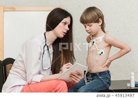 Cardiogram of heart, holter 45913497
