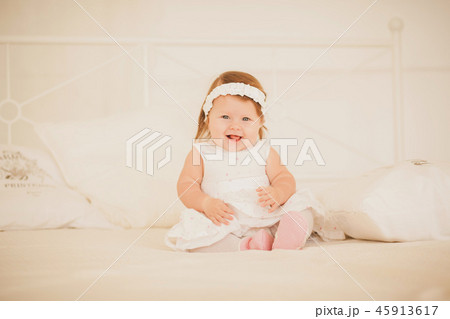 little fairy sitting on the bed 45913617