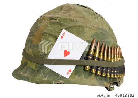 US Army helmet Vietnam war period  45913892