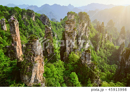 Zhangjiajie mountains, China 45913998