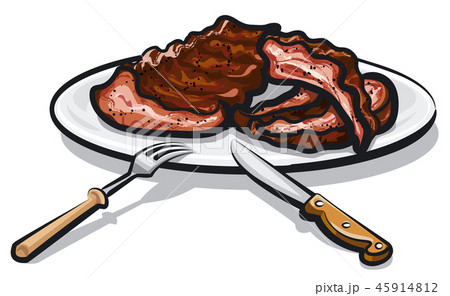 grilled roasted ribs grilled roasted ribs 45914812