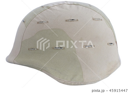 us army helmet with a desert camouflage cover 45915447