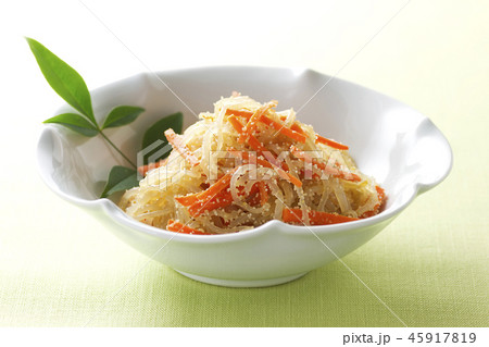 しらたきとニンジンの明太子炒め1 45917819