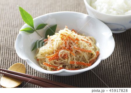 しらたきとニンジンの明太子炒め18 45917828