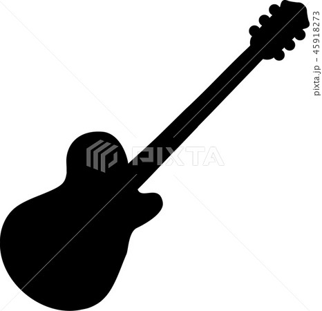 Electric Guitar Silhouetteのイラスト素材 Electric Guitar Silhouetteのイラスト素材