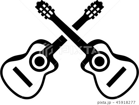 Acoustic guitars crossed 45918277