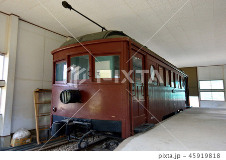 雄勝鉄道「デハ3号車両保存庫」旧雄勝線電車庫 45919818
