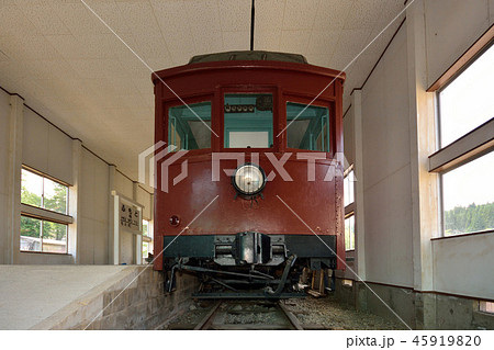 雄勝鉄道「デハ3号車両保存庫」旧雄勝線電車庫 45919820