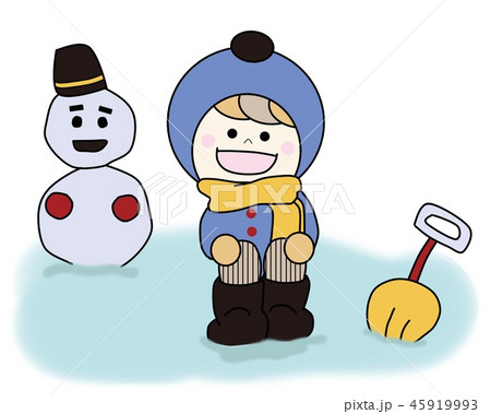雪だるま作り 45919993