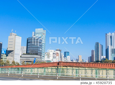 駅前風景　市ケ谷駅 45920735