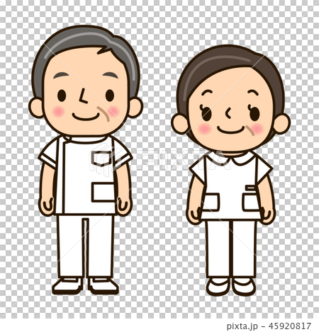 Nurse clothes men and women smile Nurse clothes men and women smile 45920817