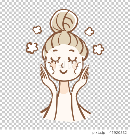 Face washing woman skin care Face washing woman skin care 45920882