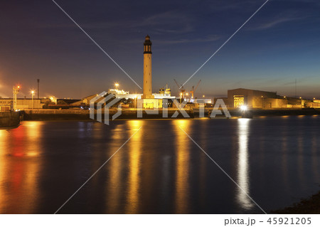 Dunkirk Lighthouse at night Dunkirk Lighthouse at night 45921205