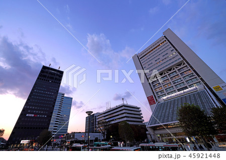 日本の東京都市景観　中野サンプラザや中野区役所などを望む 45921448