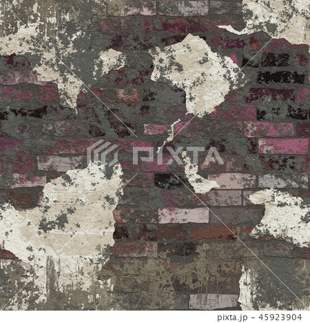 Grunge brick wall seamless background or texture 45923904