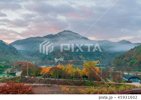 農村 空 青い 45931602