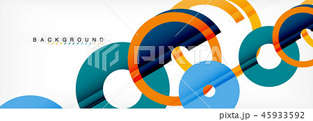 Geomtric modern backgrounds, rings abstract template Geomtric modern backgrounds, rings abstract template 45933592
