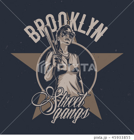 T-shirt or poster design 45933855