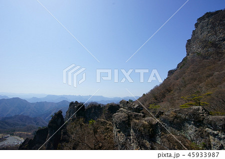 妙義山　快晴　青空　無人 45933987