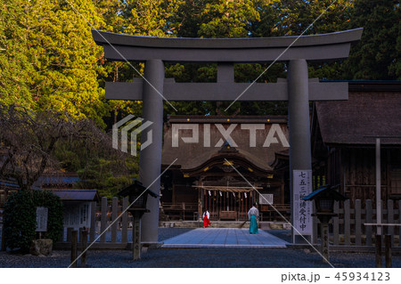 （静岡県）早朝の小國神社 45934123
