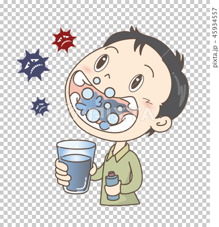 Cold and flu prevention, gargling, men Cold and flu prevention, gargling, men 45934557