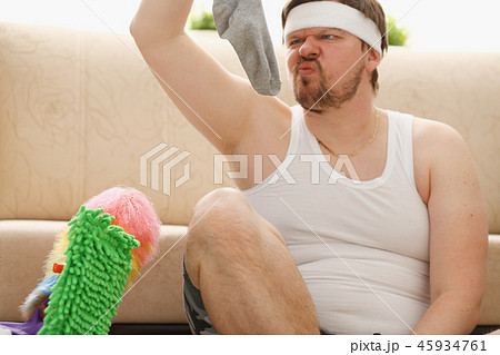 Young masculinity bachelor wife left alone Young masculinity bachelor wife left alone 45934761