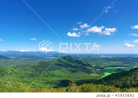狩勝峠から十勝方面の眺望 45935681