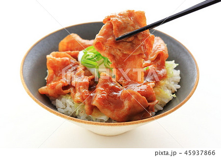 生姜焼き丼 45937866