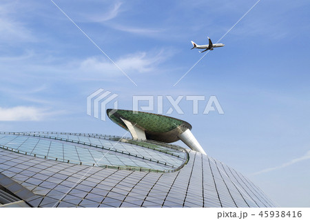 空港 飛行機 仁川市 45938416