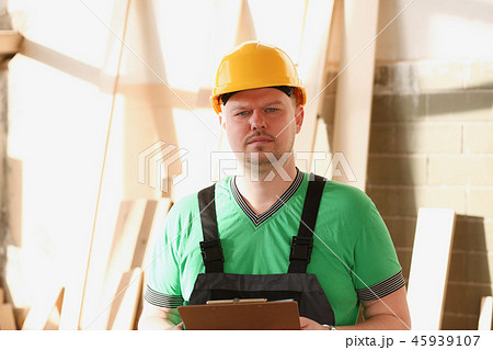 Portrait of young attractive man in work 45939107