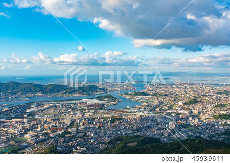 皿倉山展望台からの眺望【福岡県北九州市】 45939644