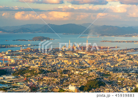 皿倉山展望台からの眺望【福岡県北九州市】 45939883