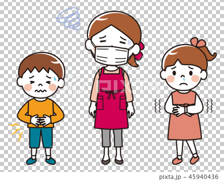 家庭母親和兒童感冒身體狀況 45940436