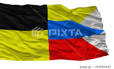 Niasvizh City Flag, Belarus, Isolated On White 45940492