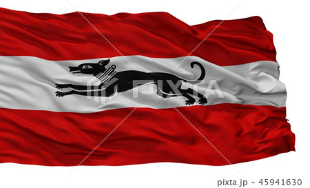 Damme City Flag, Belgium, Isolated On White Damme City Flag, Belgium, Isolated On White 45941630