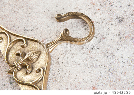 Vintage brass clothes hanger 45942259