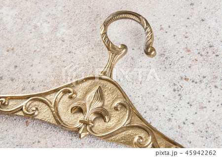 Vintage brass clothes hanger 45942262