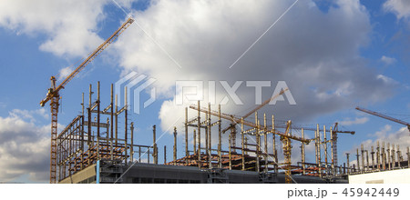 Multi-storey building under construction  45942449
