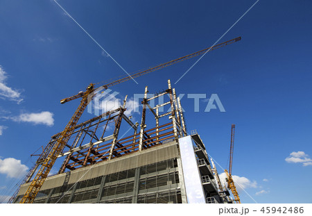 Multi-storey building under construction Multi-storey building under construction 45942486