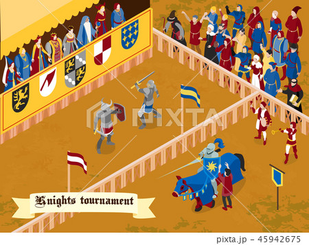 Isometric Medieval Composition 45942675