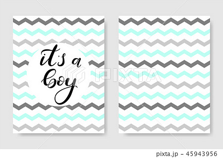 It's a boy. Baby shower poster. 45943956