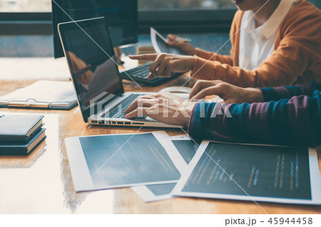 Professional Development programmer cooperating meeting and brai 45944458