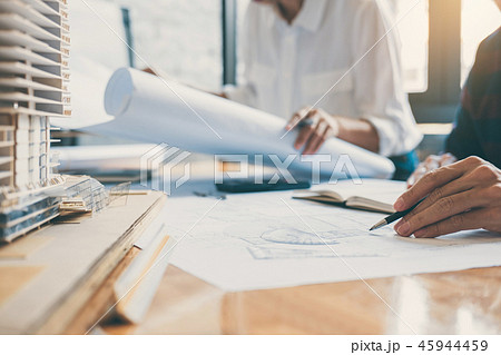 Image of engineer or architect partner meeting for working with 45944459