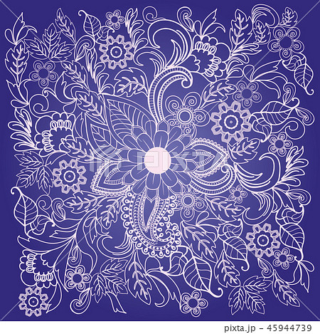 Floral with flowers on a violate background. Floral with flowers on a violate background. 45944739