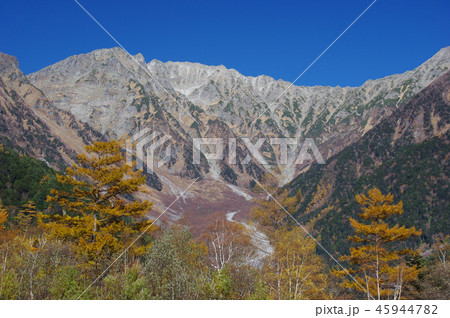 秋の上高地（穂高連峰） 45944782