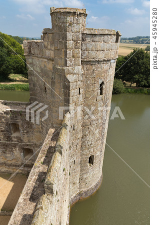 Ancient Bodiam castle in Sussex England UK 45945280
