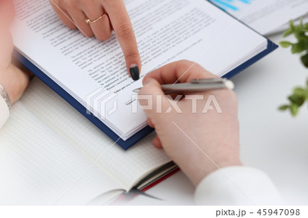 Arm fill and sign important form clipped to pad 45947098