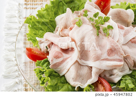 豚肉のサラダ 45947802