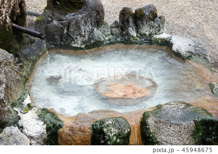 岐阜県　奥飛騨温泉郷平湯　名物　温泉はんたい玉子 45948675